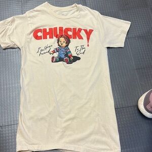 CHUCKY DOLL T SHIRT IM YOUR FRIEND TO THE END WOMENS SIZE SMALL